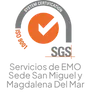 logo sgs certificado en servicios de emo