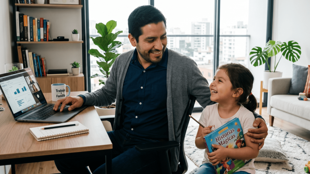 Bienestar laboral en el padre